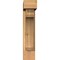 Ekena Millwork Legacy Block Smooth Bracket w/ Offset Brace, Western Red Cedar, 5 1/2"W x 18"D x 26"H BKT0604X18X26LEC05SWR - alternate 2